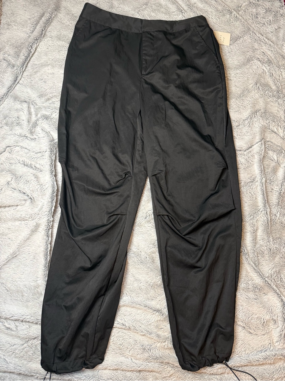 Black Parachute Jogger Pants size 10 A New Day